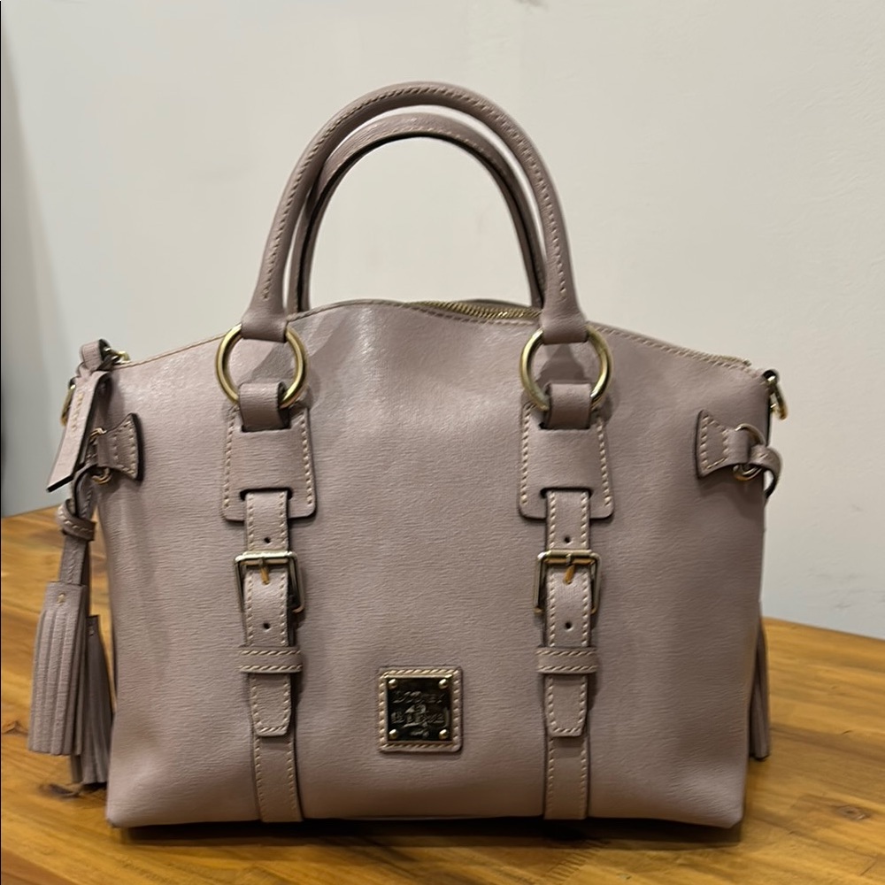 Dooney & Bourke Lavender Leather Satchel